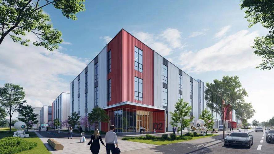 聚焦东部湾现代产业园 金光·数创园主体建筑启动，上海企业建设提速